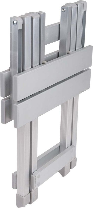 Bo-Camp - Klappbarer Hocker/Tisch - Aluminium