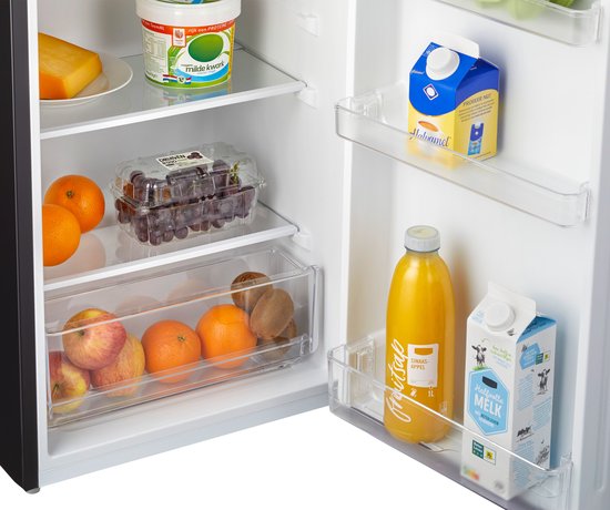 Tomado TLT4702B - Tischkühlschrank - 93 Liter - 3 Ablagen - Energielabel E - Schwarz