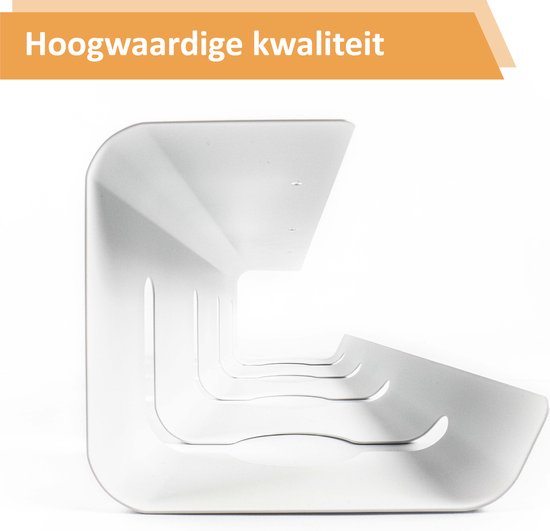 Stilemo Cable Tray Desk - Kabelhalter 43 CM - Kabelorganisator 5 KG Tragfähigkeit - Weiß
