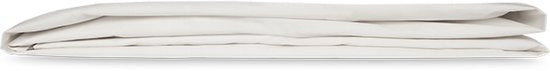 Kayori Shizu Topper Spannbetttuch Jersey - 90-100x200-220cm - Matratzenstärke 12 cm - Bio-Baumwolle - Offwhite