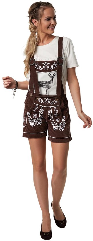 Dressforfun Lederhose Weißensee L - Faschingskostüm Halloween Kostüm Karneval Kostüm Fasching Kostüm - 302802