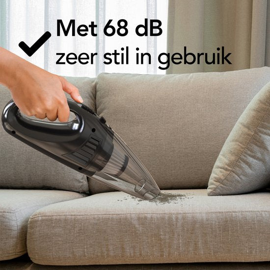 Brixy Dust buster Cordless - Handstaubsauger - Inklusive Aufsätze - Staubbuster - Grau