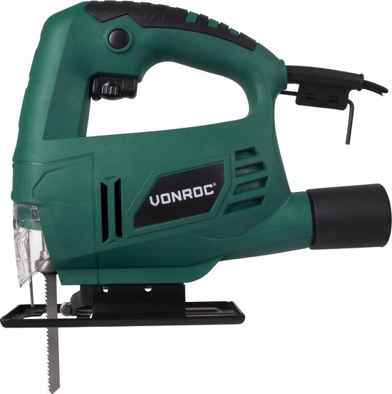 VONROC Stichsäge - 550W - Schnellwechselsystem - Inkl. Zubehör & Aufbewahrungstasche