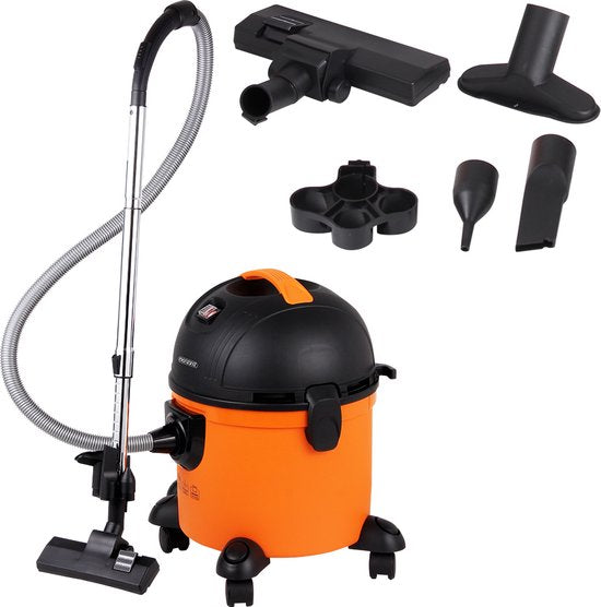 Monzana Nass- und Trockensauger - 1200W 15L Behälter - Schwarz/Orange