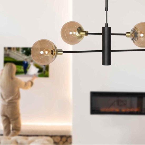 Steinhauer - Pendelleuchte - Constellation - Messing - Metall - Ø 90cm - E14 - 3805ME