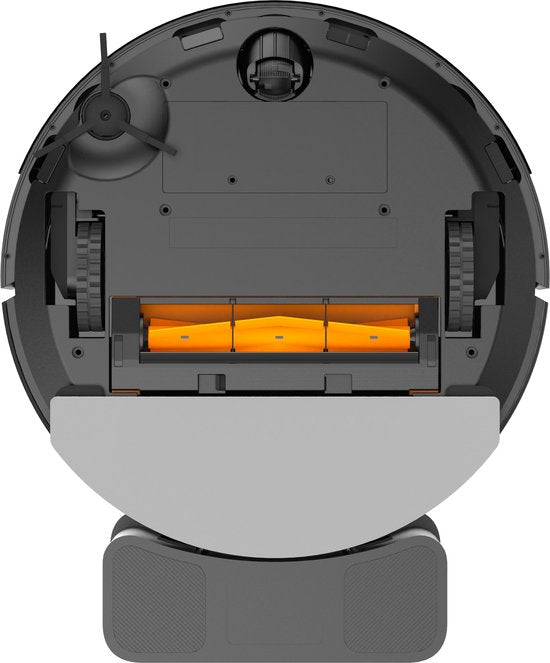 Imou RV1 Pro Max - Staubsaugerroboter mit Ladestation und Wischfunktion - blitzschnelles Kardieren durch LIDAR-Sensor - Speicherplan für 3 Etagen - automatische Entleerung - 6000 Pa Saugleistung - 180 Minuten zusammenhängende Reinigung