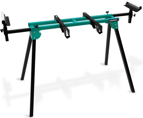 VONROC Unterwagen für Kappsäge - Universalunterwagen - Höhe und Breite verstellbar - 150 kg Tragfähigkeit
