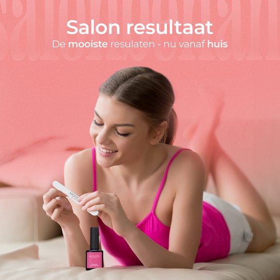 Moods Gellac BIAB - Builder in a Bottle - BIAB Nagelaufbau-Gel - Nude Pink - HEMA & TPO Frei