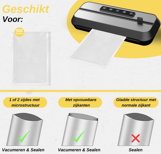 VAIVE Vakuumverpackungsmaschine - Foodsaver - Siegelgerät - Vakuummaschine