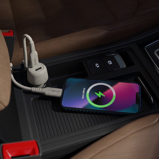 XtremeMac Autoladegerät Dual USB-C – 25 W – 20 W – Weiß (ECO)