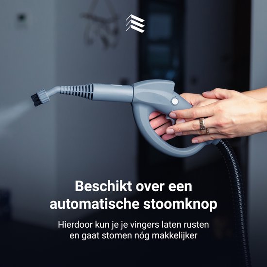 Techweise 16-in-1 Dampfreiniger - 45 Minuten Dampfen - 4 bar - Teppichreiniger - Reinigungsmaschine - Fleckenreiniger