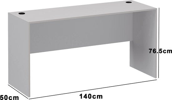 Schreibtisch - Laptoptisch - 140 cm breit und 50 cm tief