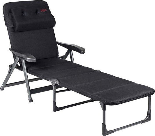 Crespo - Liegestuhl - AP/233 - Air-Deluxe - Schwarz