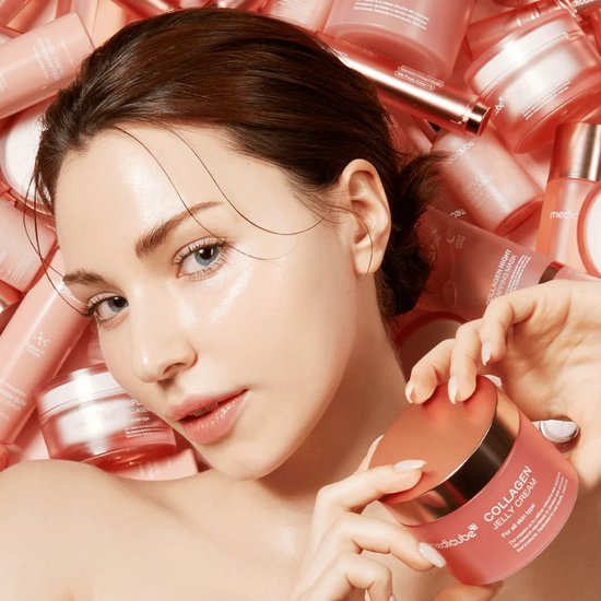 Medicube - Collagen Jelly Cream - 110 ml - Alle Hauttypen - Feuchtigkeitsspendend - Pflegend - Gesichtspflege - Koreanische Hautpflege