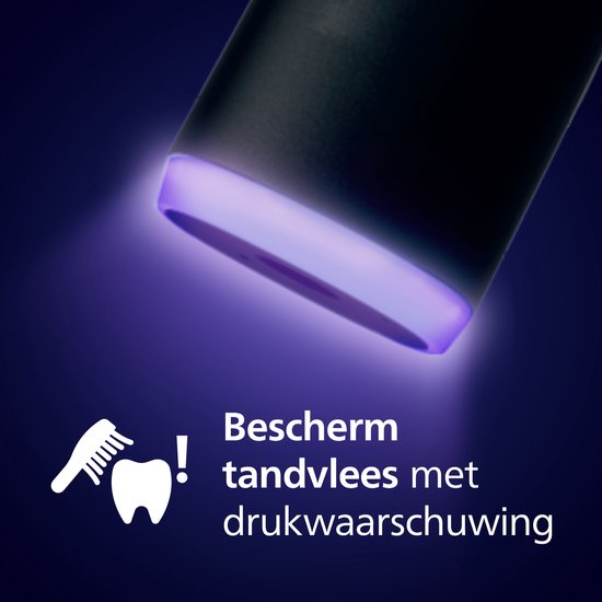 Philips Sonicare 7100 Series - Elektrische Zahnbürste - Schwarz - Reiseetui - Gesünderes Zahnfleisch - HX7421/01