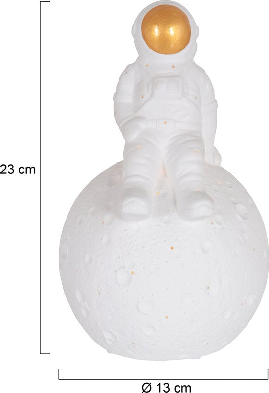 Anne Lighting Tischlampe Jazz – weiß – Keramik – 13 cm – E14-Fassung – 3108W
