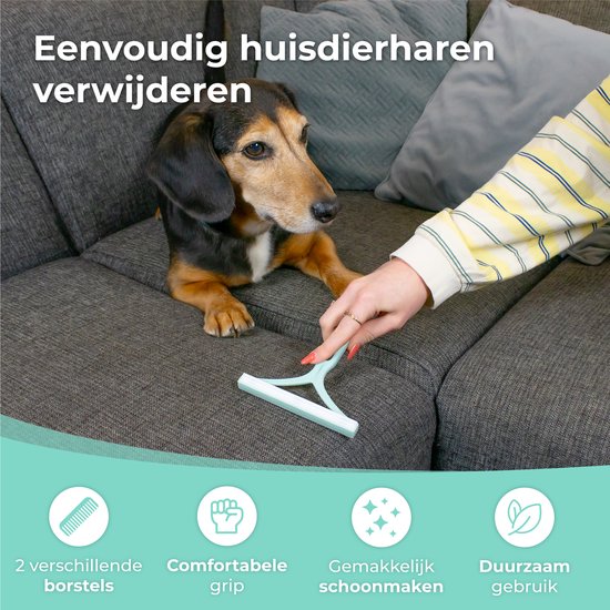 Nuvance - Tierhaarentferner - Katzenhaarentferner - Hundehaarentferner - Fusselentferner - Grün