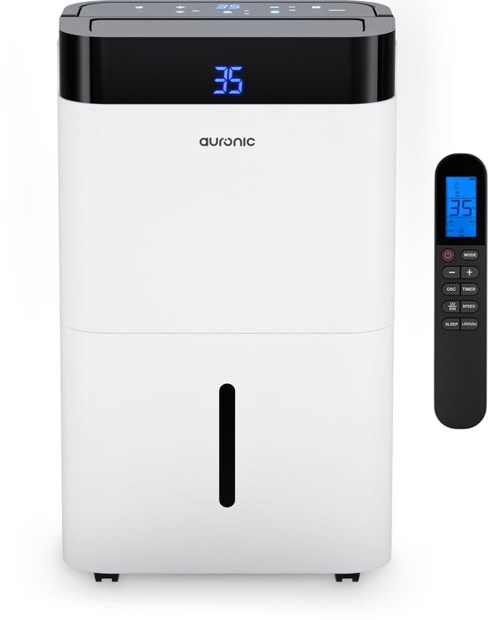 Auronic Luftentfeuchter und Luftreiniger - Better Plus Serie - Entfeuchtet 30L pro Tag - 5L Wassertank - Schlafzimmer, Badezimmer, Wohnzimmer und Büro - Feuchtigkeitsfresser für den Haushalt - Weiß