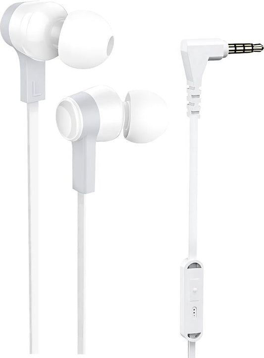 Golden Sound Wired earbuds - Silikonspitzen - 3,5-mm-Klinkenbuchse - Ohrhörer mit Kabel und Mikrofon