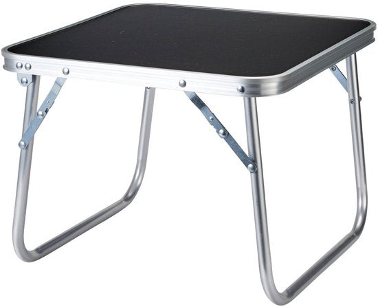 Redcliffs Camping-Tisch – Aluminium – leicht – grau/silber – 40 x 40 x 30 cm – niedriger Tisch – Couchtisch – Strand