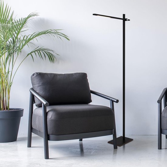 Stehleuchte Mexlite Stekk - 52 x 24 x 170 cm - Aluminium- Schwarz