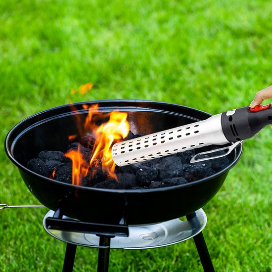 Bbq Meating Bbq Feuerzeug - Looftlighter - BBQ Zubehör - One Minute Lighter - Elektrisches Bbq Feuerzeug - Bbq Starter - Geschenk