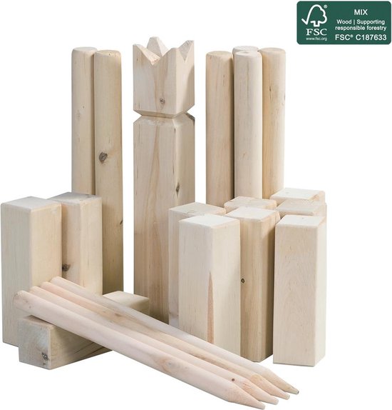 Outdoor-Spiel - Kubbspel - inkl. Tragetasche - Outdoor-Spiele - FSC