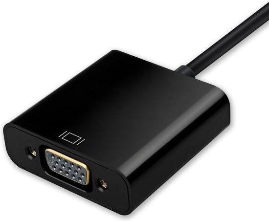 GarpexÂ® Mini DisplayPort zu VGA Adapter - Mini DP zu VGA Kabel - 1080p HD Auflösung - Schwarz