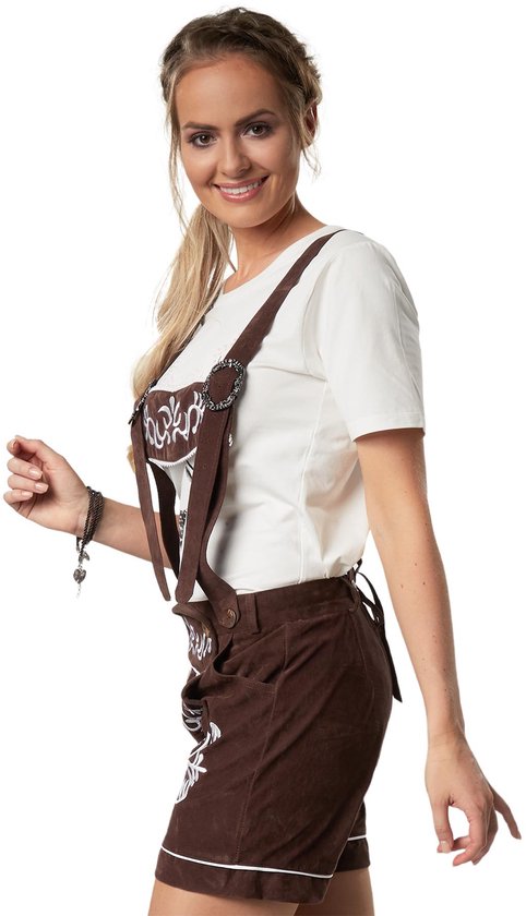 Dressforfun Lederhose Weißensee L - Faschingskostüm Halloween Kostüm Karneval Kostüm Fasching Kostüm - 302802