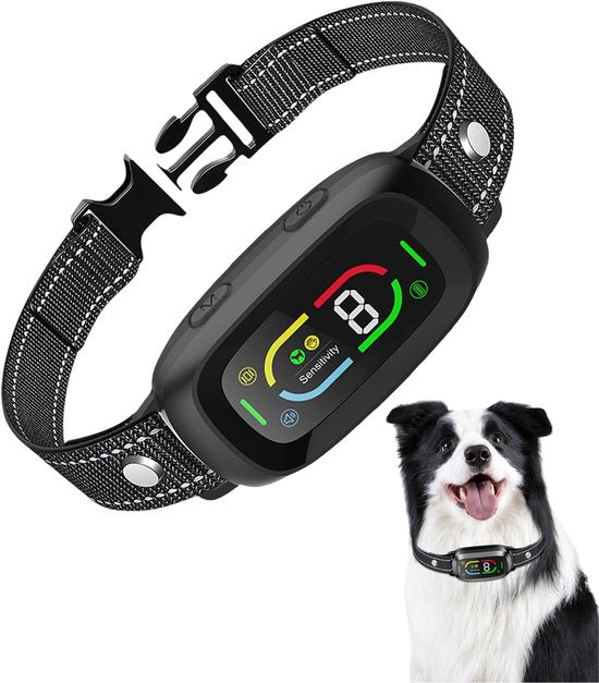 Dutchwide Anti-Bell-Halsband Pro - 100% wasserdicht - Hundetrainingshalsband - Mit Anti-Bell-Vorrichtung - Geeignet für kleine und große Hunde - Hundetrainingshilfe
