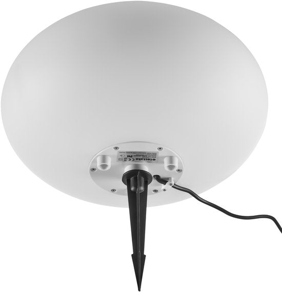 tectake® LED-Gartenleuchte - Gartenleuchten mit Fernbedienung - 12W LED - 16 Farben - Ø35 x 28,5 cm - wetterfeste Partydekoration - Gartendekoration - Außenlampe mit Lichtquelle - Glühbirnen für draußen - Glühbirnenlampe - Gartenlampe