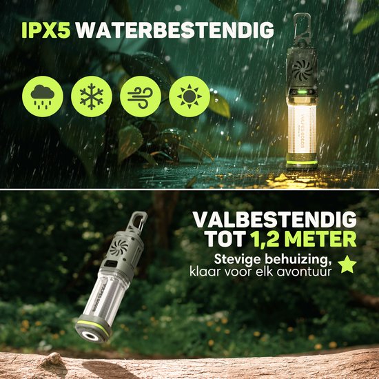 Vulpes Goods® Repeller - 3-in-1 Mückenvertreiber - Wiederaufladbare Mückenlampe, Powerbank & Licht - Für Reisen, Camping, Wandern - Innen & Außen - 400LM - Magnetisch - Inkl. 10 extra Duftpads
