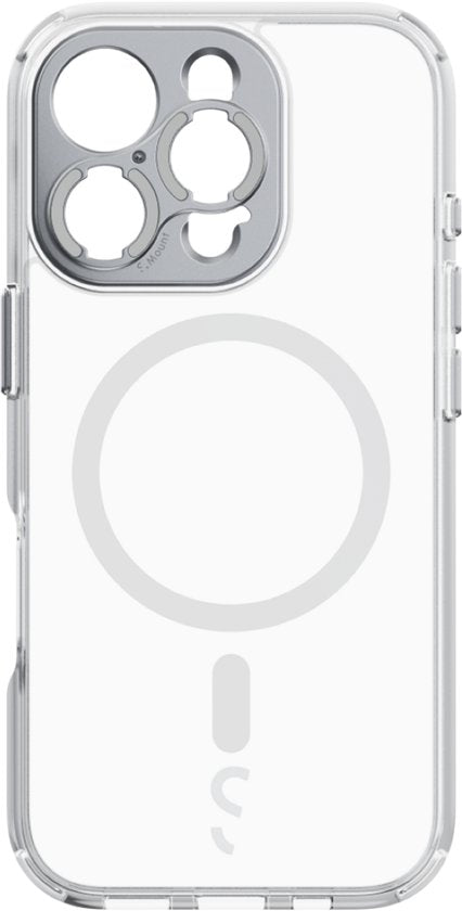 iPhone 16 Pro Kameratasche transparent - Quick Lens Attachment - kristallklares Design - MagSafe-kompatibel - 2M Fallschutz - langlebiges Recycling-Material - drahtloses Aufladen