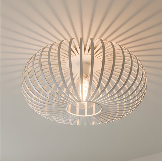 Nolt Deckenleuchte Beige - Deckenleuchte E27 Lampe - Industrial - Taupe - ⌀ 40cm