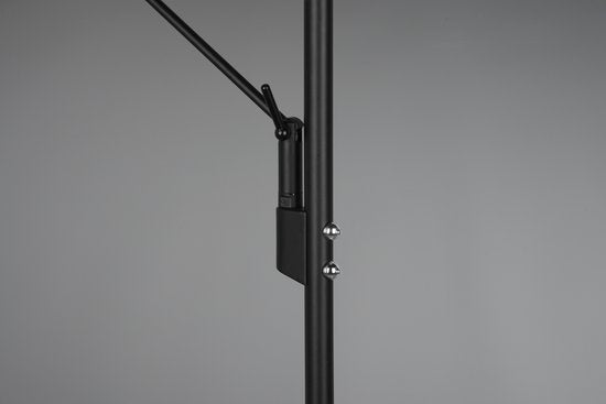 Trio leuchten Brantford - LED Stehleuchte - 36.5W - Farbe einstellbar - Dimmbar - Rund - Schwarz - Aluminium