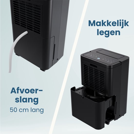 Auronic Luftentfeuchter - Compact Pro Plus - 12L - Schlafzimmer, Badezimmer, Wohnzimmer und Büro - Luftbefeuchter für Innenräume - Schwarz