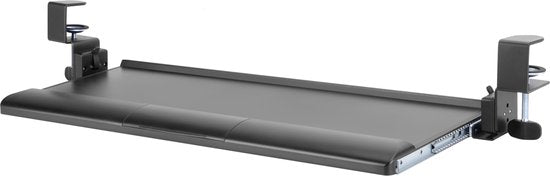 Tastaturablage unter dem Schreibtisch - Tastaturhalter - Tastaturablage - Tastatur unter dem Schreibtisch - Tastaturablage - ergonomisches Sitzen - höhenverstellbar und ausziehbar