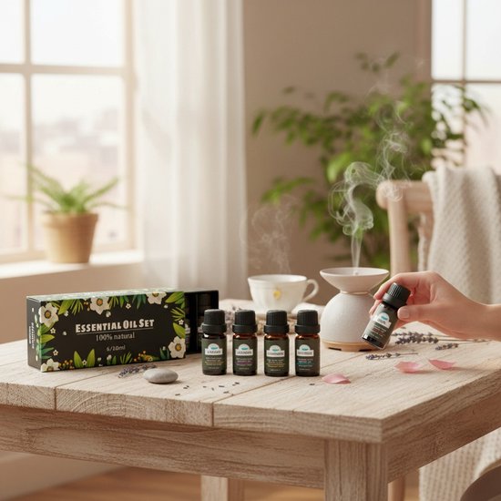 Soft & Silky - Ätherisches Öl - 6 Stück - 100% natürlich - Für die Haut geeignet - Diffusor - Fußbad - Sauna - Ätherisch - Duft - Öl - Öle