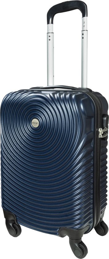 Ceruzo Handgepäck Koffer -Trolley - 28L- 51.5 cm - Blau - Spinner Räder 360°- Numerisches Schloss Reisekoffer