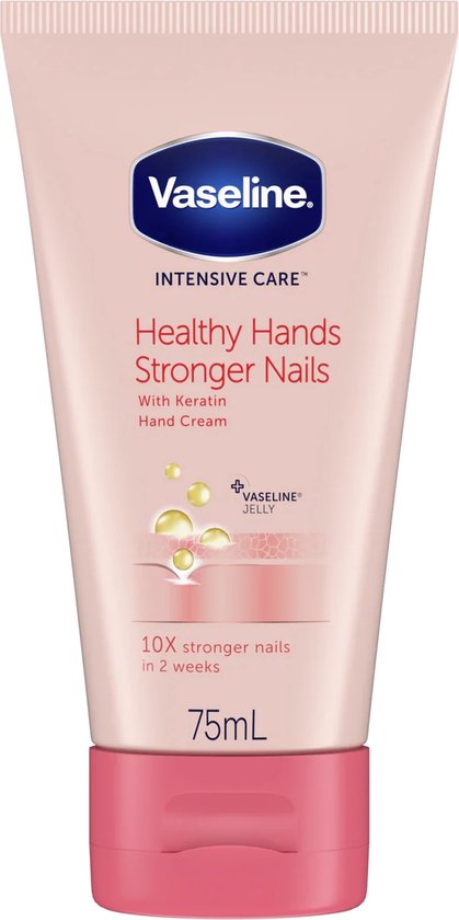 Vaseline – Handcreme – Gesunde Hände, stärkere Nägel – 75 ml