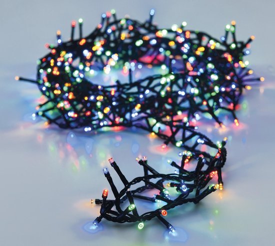 Micro Cluster - 1800 LEDs - 36 Meter - mehrfarbig - 8 Funktionen + Speicher