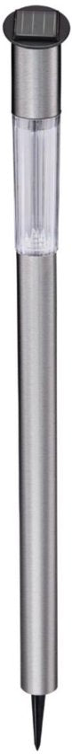 Grundig Solar Garden Lights - Gartenlaterne Solar Energy mit Edelstahlgehäuse - Spritzwassergeschützte IP44 Solar Gartenleuchten für den Außenbereich