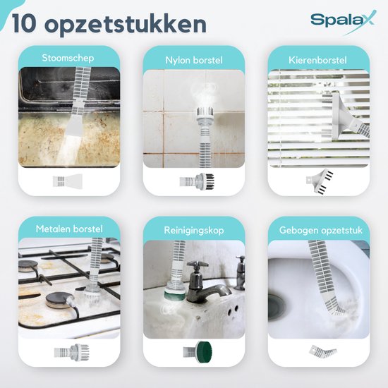 Spalax SteamPro Dampfreiniger & Händetrockner - Teppichreiniger / Fleckenreiniger - Dampfreiniger - Dampfgerät - Boden, Sofa, Teppich