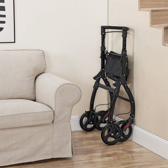 Aluminium-Rollator Active - Schwarz