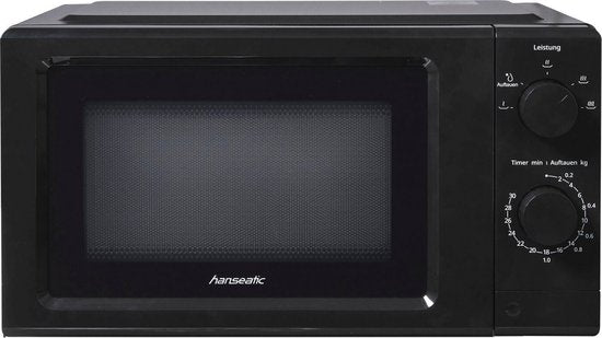HANSEATIC Mikrowellenherd HM19B1M Leistung: 700 W, Auftaufunktion, 5 Leistungsstufen