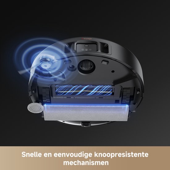 MOVA Z50 Ultra Staubsaugerroboter - Wischfunktion - 19.000 Pa Saugleistung - Selbstreinigungsstation - AI Navigation