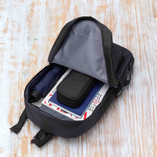 Diydash Federmäppchen - Federtasche - Federmäppchen - Schulmäppchen - Großes Federmäppchen - Schulbedarf - Trousse Scolaire - Für Mädchen, Jungen und Erwachsene - Schwarz