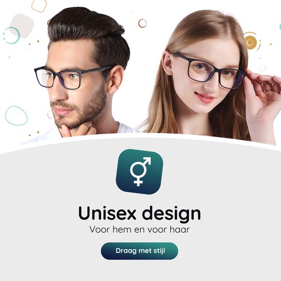 Blaulichtbrille Filter - Computerbrille ohne Stärke - Displaybrille