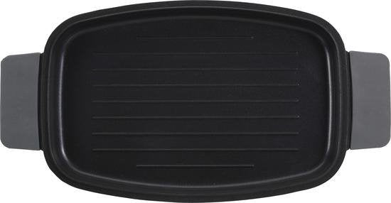 Bergner Infinity Chefs Grillplatte 42 X 22 Cm - Aluminiumguss - Soft-Touch Griffe