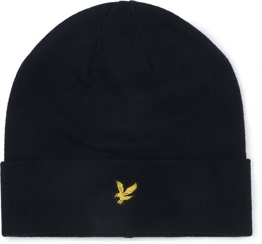 Lyle & Scott Mütze aus Wollmischung, Marineblau – Größe – Herren